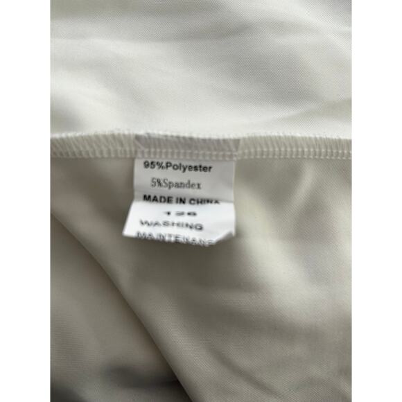 NWT New Style Classic Fashion Women's Size Large Bright White Dress Midi - Picture 5 of 6